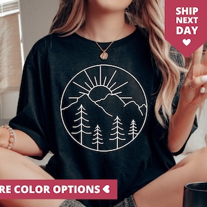 Adventure Shirt for Women, Adventure TShirt, Camping T Shirts, Mountain T-Shirts,  Hiker TShirt for Nature Lover, Camping Gift, Vacation Tee