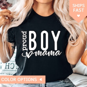Boy Mom Shirt for Mom of Boys, Boy Mama Gift for Mom, Mom of Boys TShirt, Boy Mama T Shirt for New Mom Gift, Pregnancy T-Shirt for Boy Mom