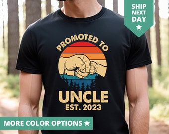 Promoted To Uncle Shirt, Uncle TShirt for Father's Day, Gift for Uncle from Niece, New Uncle T Shirt, Uncle To Be Tee, Baby Announcement