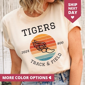 Track And Field Shirt, Personalized Track And Field Mom TShirt, Track And Field Gift, Track And Field Team Tee, Custom Track Field T Shirt