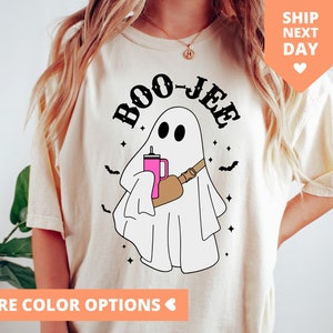 Halloween Geist Shirt, Boo Jee TShirt, Boo T Shirt, Spooky Ghost T-Shirt, Spooky Season Ghost Tee, Spooky Vibes Shirts, Retro Halloween Geschenk