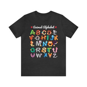 Animal Alphabet T Shirt