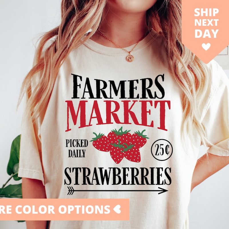 Farmers Market Bananas Short Sleeve Graphic T-Shirt - Sunday Edition