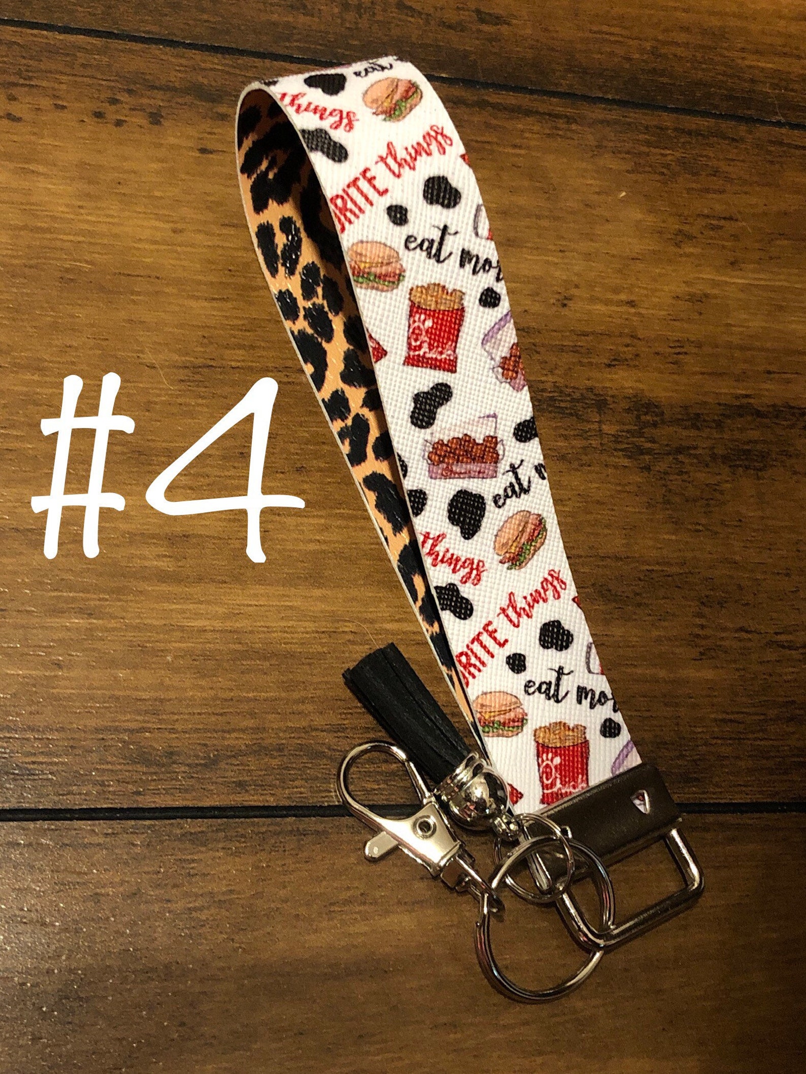 Whataburger Chick Fil A in N Out Keychain Wristlet Etsy