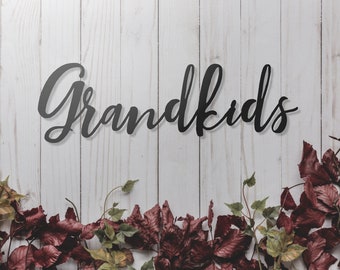 Grandkids Wall Art Etsy