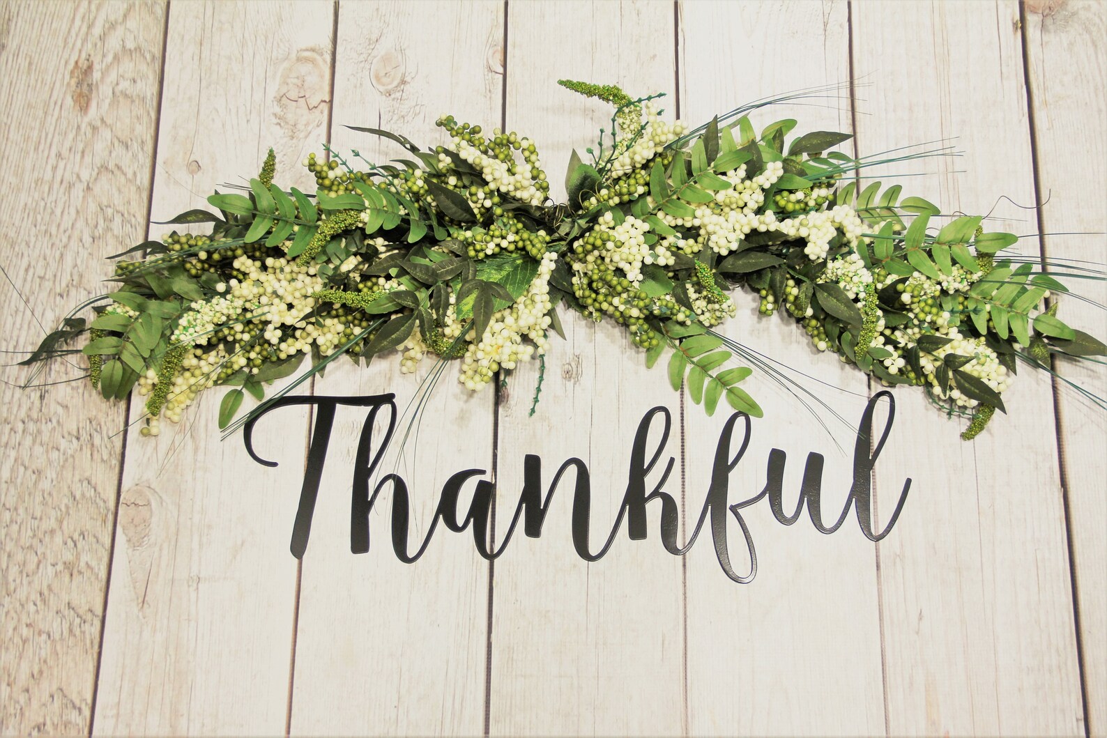 Thankful Metal Wall Decor Thankful Home Decor Metal Word Etsy