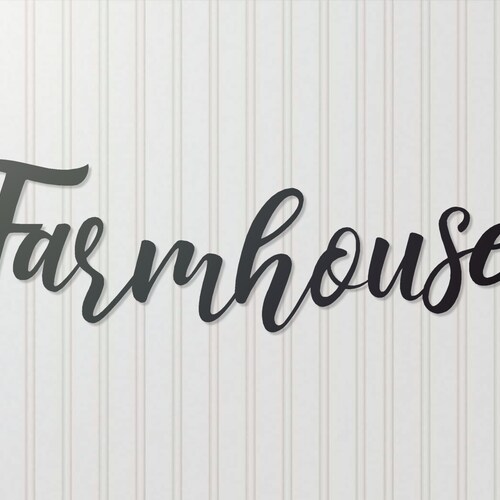 Rustic Metal Joy Sign Metal Word Art Farm House Decor Etsy