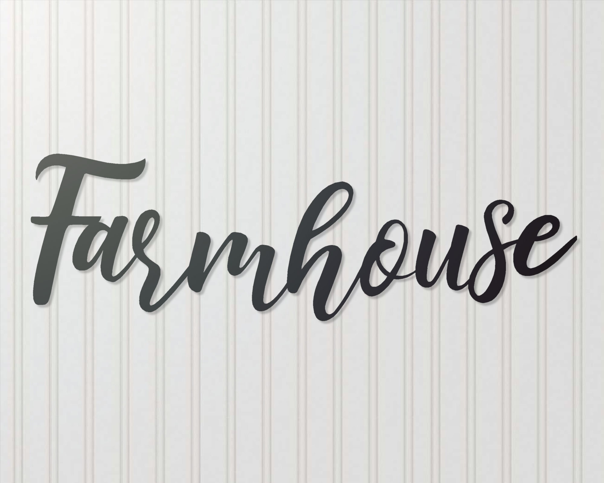 Dining Room Wall Art Faith Metal Word Faith Sign Cursive Word Wall Art