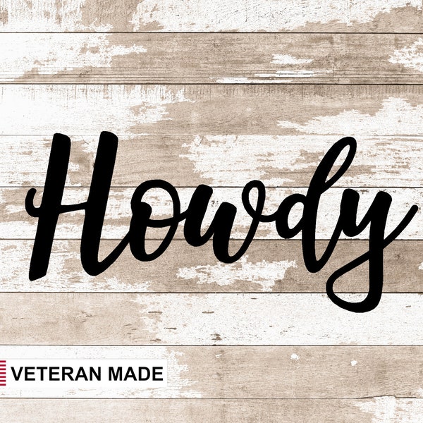 Howdy Sign - Etsy