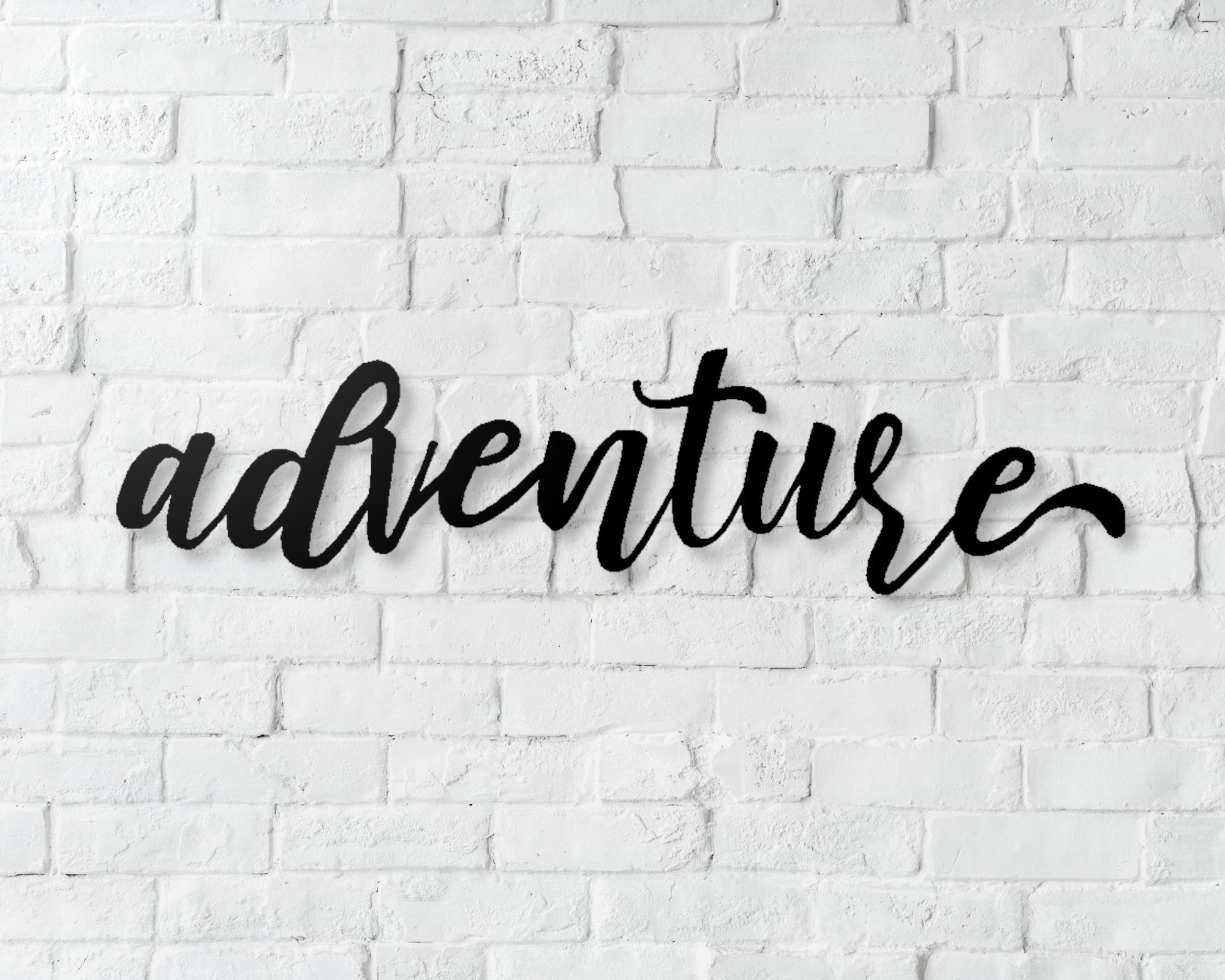 Adventure Metal Word Sign adventure Wall Decor Classroom | Etsy