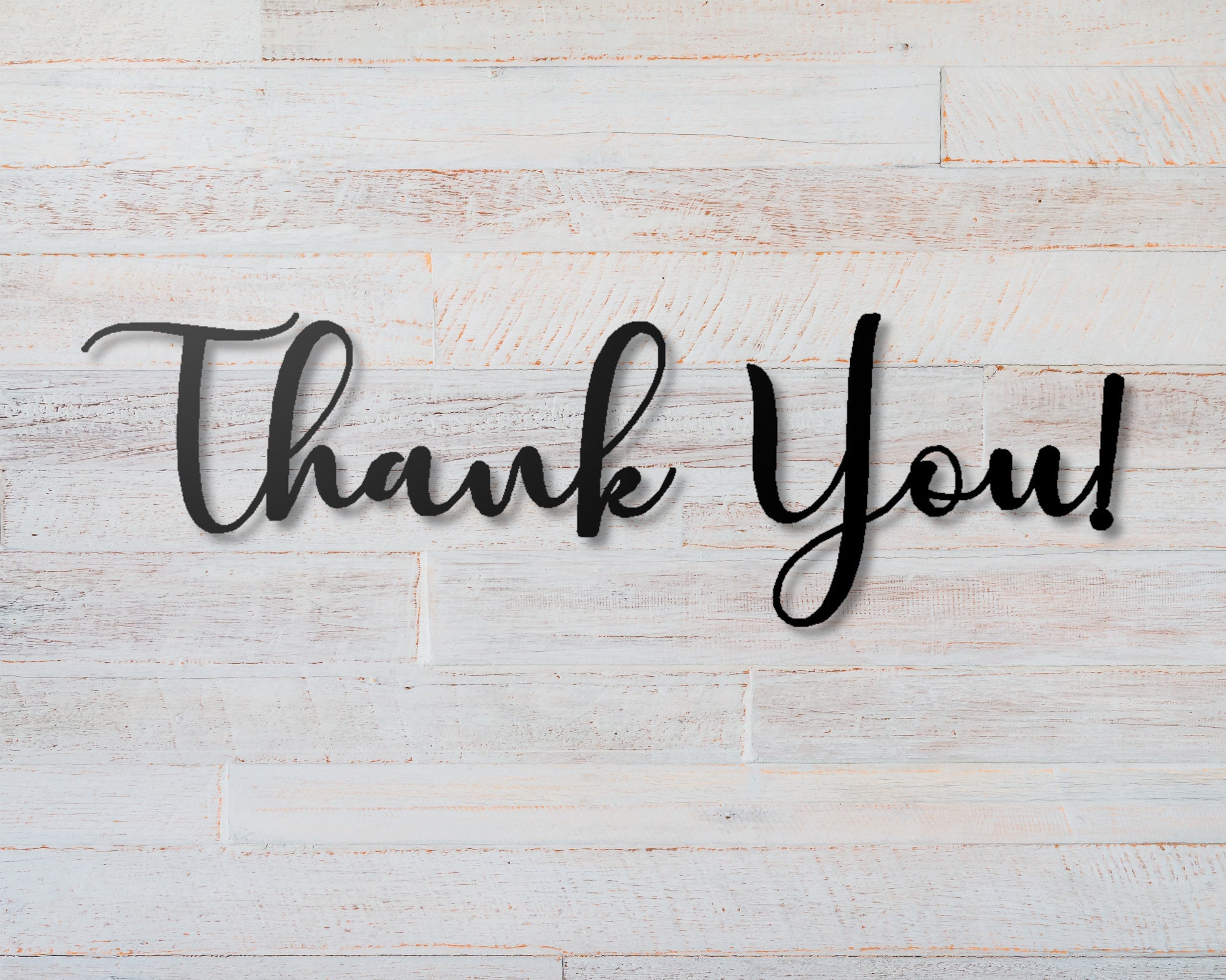 Thank You Sign Thank You Metal Wall Decor Restaurant Decor Etsy