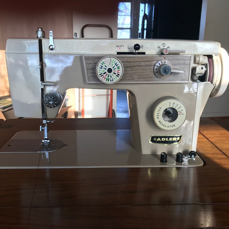 Vintage Adler Sewing Machine Model 800 With Built in Sewing Etsy