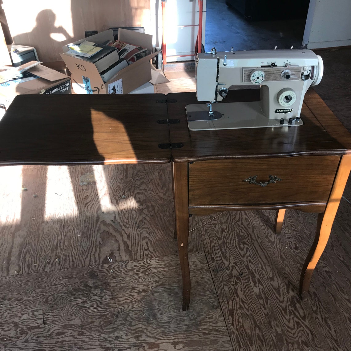 Vintage Adler Sewing Machine Model 800 With Built in Sewing Etsy