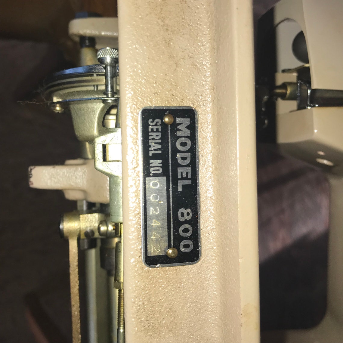 Vintage Adler Sewing Machine Model 800 With Built in Sewing Etsy