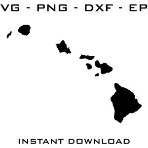 Hawaii SVG - Hawaii cut files - Hawaii Cricut - Hawaii Silhouette - Hawaii digital download
