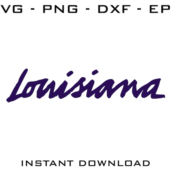 Louisiana SVG - Louisiana Schnittdateien - Louisiana Cricut - Louisiana Silhouette - Louisiana digitaler Download