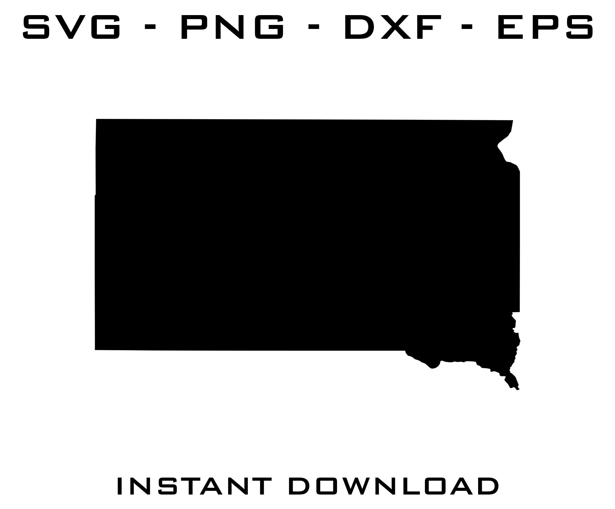 South Dakota SVG Cut File – Vector Graphics (digital Download) - Etsy