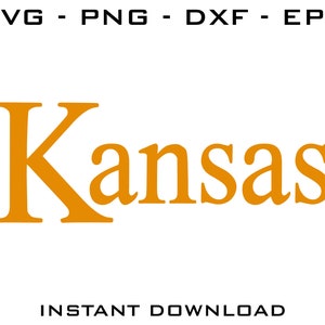 Kansas SVG - Kansas cut files - Kansas Cricut - Kansas Silhouette - Kansas digital download