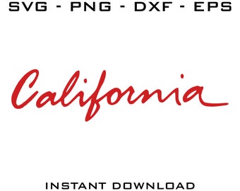 California SVG - California cut file - California Cricut - California Silhouette - California digital download