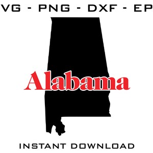 Alabama SVG - Alabama cut files - Alabama Cricut - Alabama Silhouette - Alabama digital download