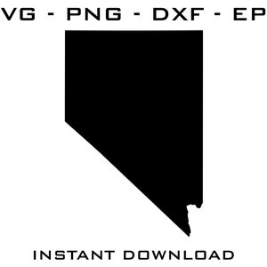 Nevada SVG - fichiers de coupe Nevada - Nevada Cricut - Nevada Silhouette - téléchargement numérique Nevada