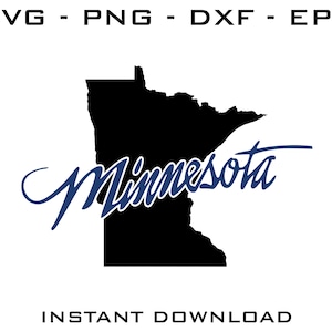 Minnesota SVG - Minnesota Schnittdateien - Minnesota Cricut - Minnesota Silhouette - Minnesota digital download