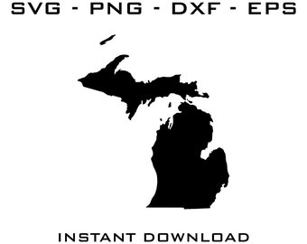 Michigan SVG - Michigan cut files - Michigan Cricut - Michigan Silhouette - Michigan digital download