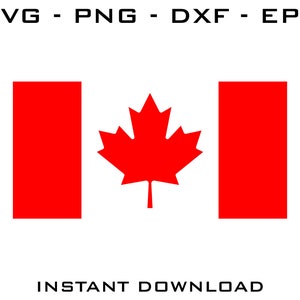 Updated - Canada Flag SVG - Canada Flag cut files - Canada Flag Cricut - Canada Flag Silhouette - Canada Flag digital download