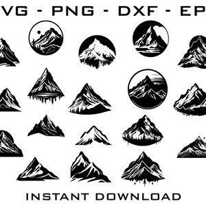 Mountain lovers 18 unique designs bundle, Mountain lovers SVG and cut files