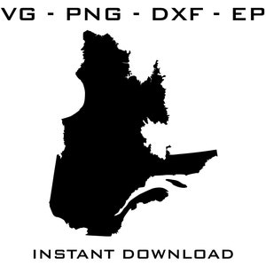 Quebec Canadá SVG - Arquivos cortados de Quebec Canadá - Download digital de Quebec Canadá