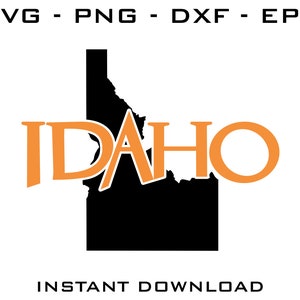 Idaho SVG - Idaho cut files - Idaho Cricut - Idaho Silhouette - Idaho digital download