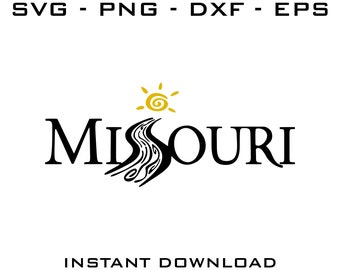 Missouri River SVG – State Cut Files (Digital Download)