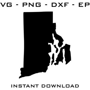 Rhode Island SVG - Rhode Island cut files - Rhode Island Cricut - Rhode Island Silhouette - Rhode Island digital download