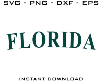 Florida SVG Cut Files – Cricut, Silhouette (Digital Download)