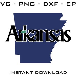 Arkansas SVG - Arkansas cut files - Arkansas Cricut - Arkansas Silhouette - Arkansas digital download