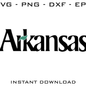 Arkansas SVG - Arkansas cut files - Arkansas Cricut - Arkansas Silhouette - Arkansas digital download