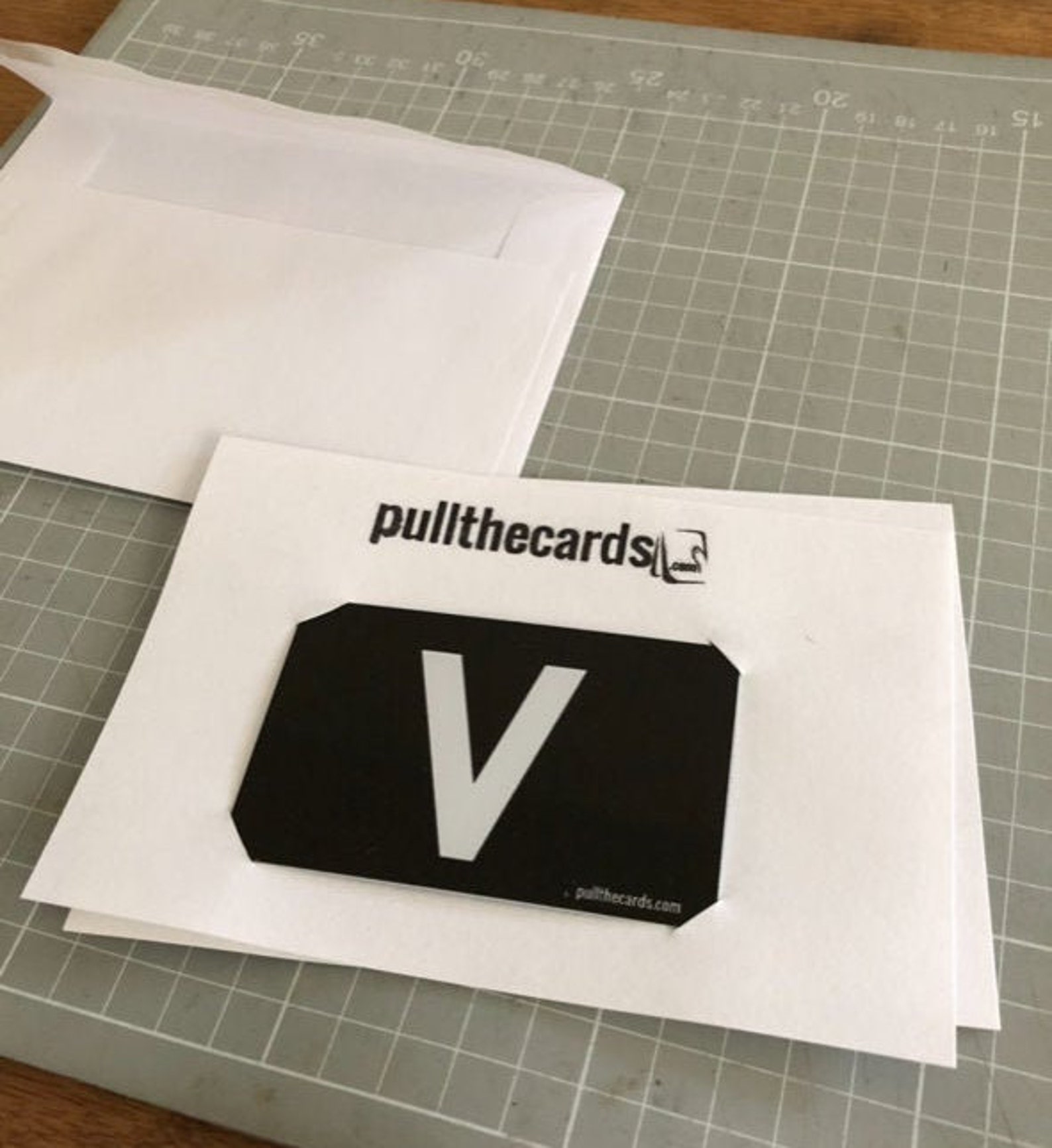 V Card Etsy