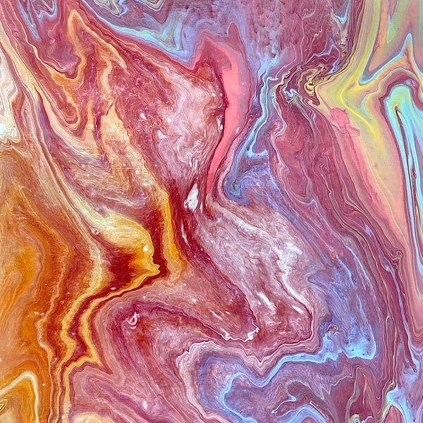 Original Art Print - Acrylic Pour Digital Download