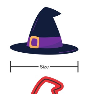Halloween Witch Hat Cookie Cutter