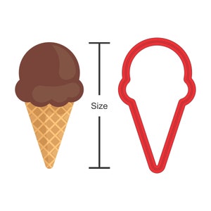 Eis Kegel Cookie Cutter