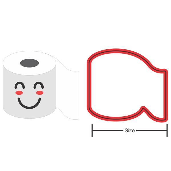Toilet Paper Cookie Cutter Etsy