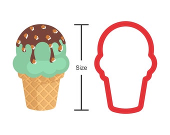 Ice Cream Cone Cookie Cutter