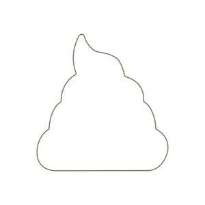 Poop Emoji Cookie Cutter