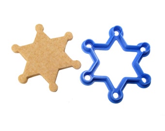 Sheriff Badge Cookie Cutter