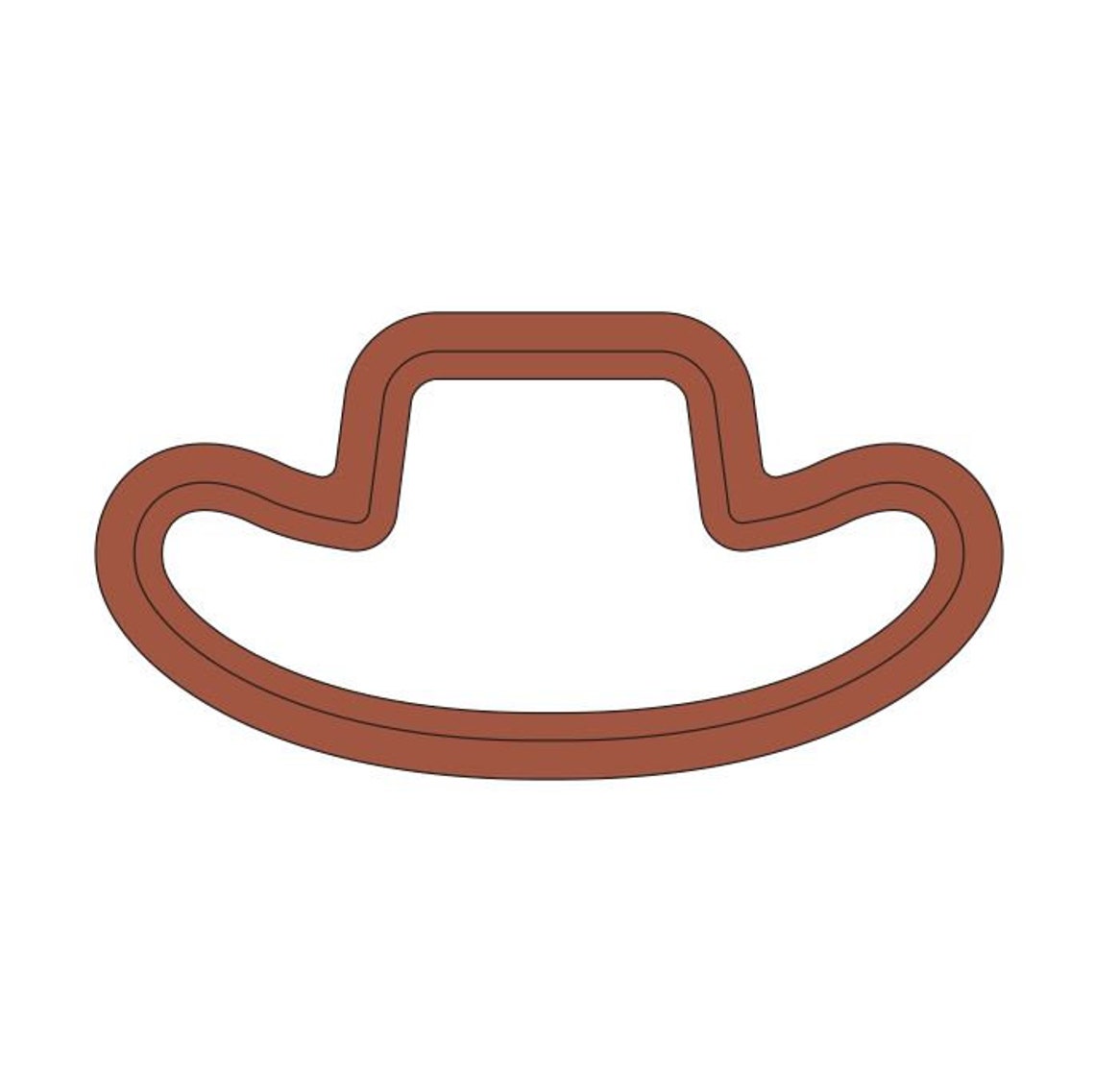 Cowboy Hat Cookie Cutter Etsy