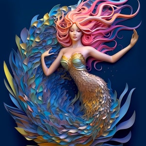 3D Mermaid 20 oz. Tumblers