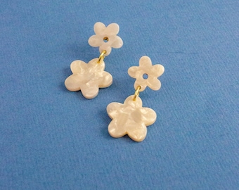 Snowdrop Flower Earrings