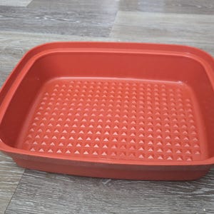 Tupperware Season n Serve Orange Paprika Meat Marinade - Bottom  only - Replacement Piece 1294