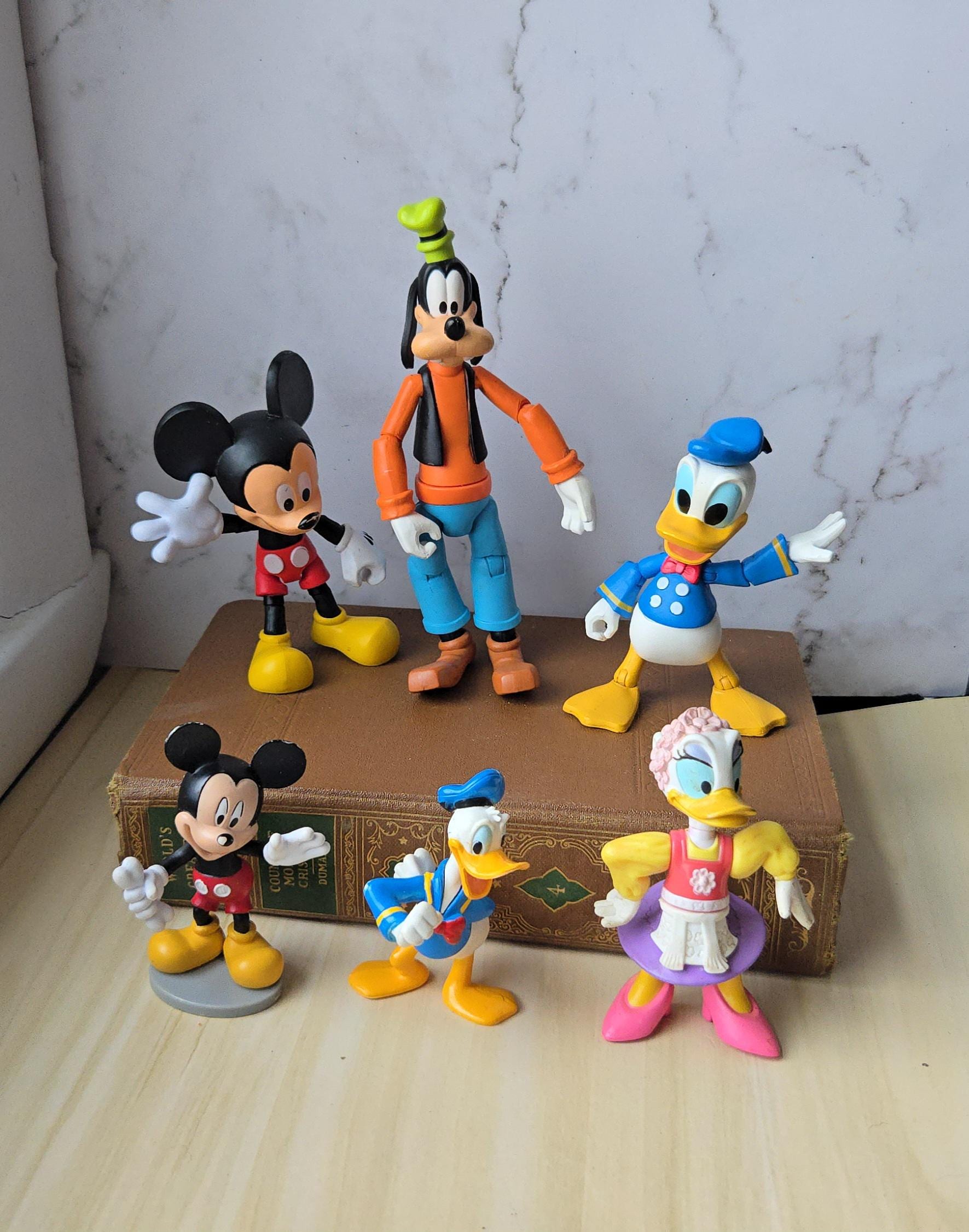 Disney Goofy Donald Mickey Mouse & Friends 6 Piece Figure Set