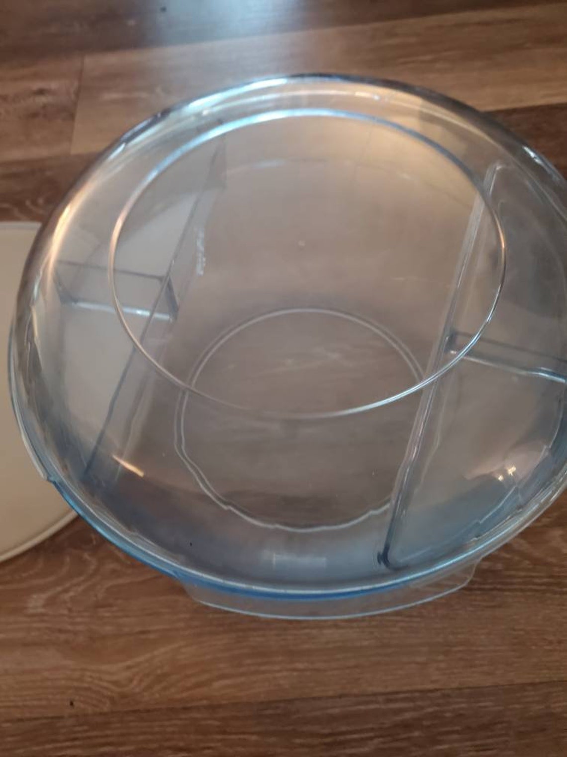 Vintage Blue Acrylic Preludio Tupperware Punch/Salad Bowl Etsy